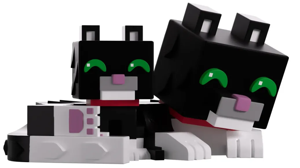 Minecraft Vinyl Figur Tuxedo Cat 6 cm