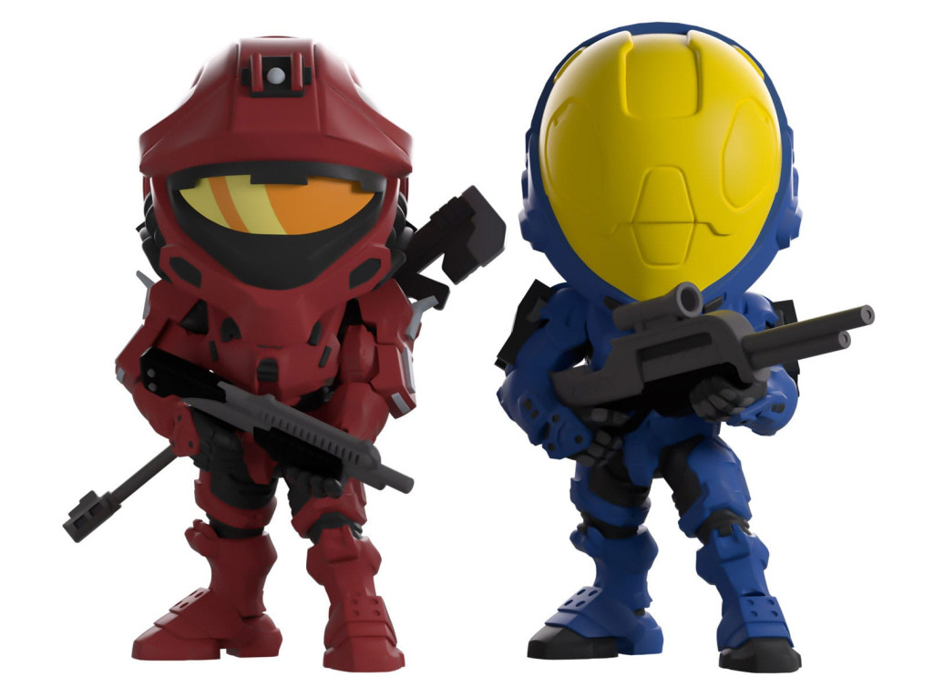 Halo Vinyl Figuren 2er-Pack Red vs Blue 11 cm 