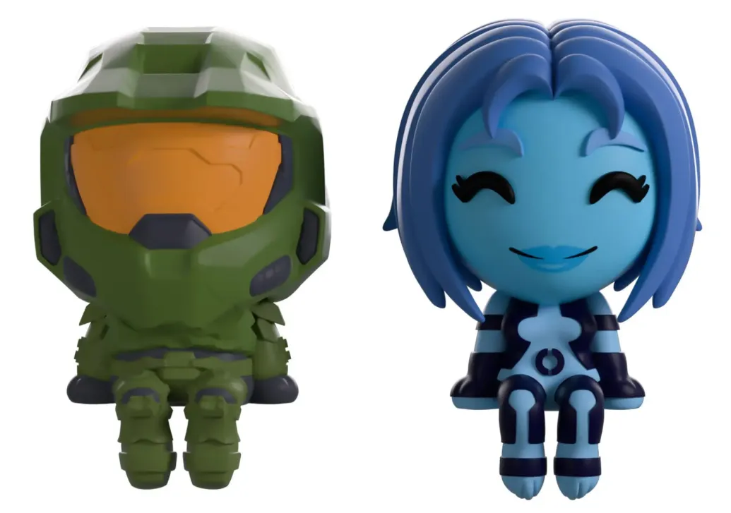 Halo Vinyl Figuren The Master Chief & Cortana Monitor Buddiez 