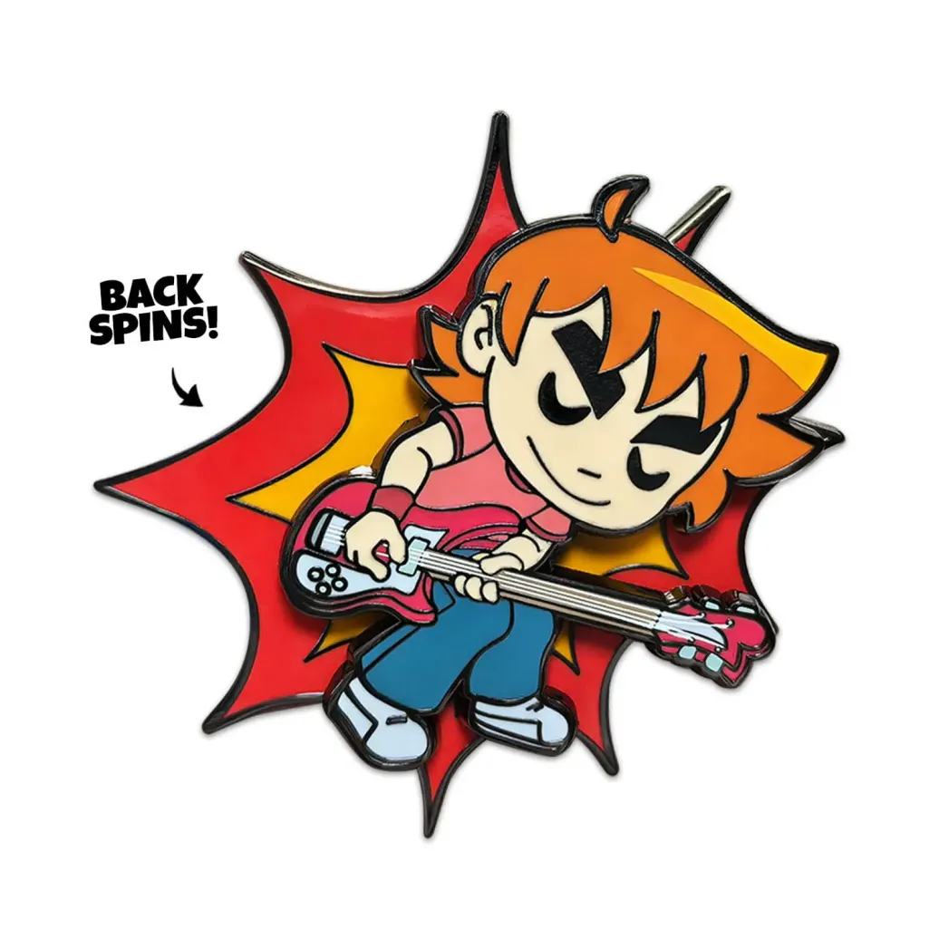 Scott Pilgrim Ansteck-Pin Scott Playing Guitar 5 cm 
