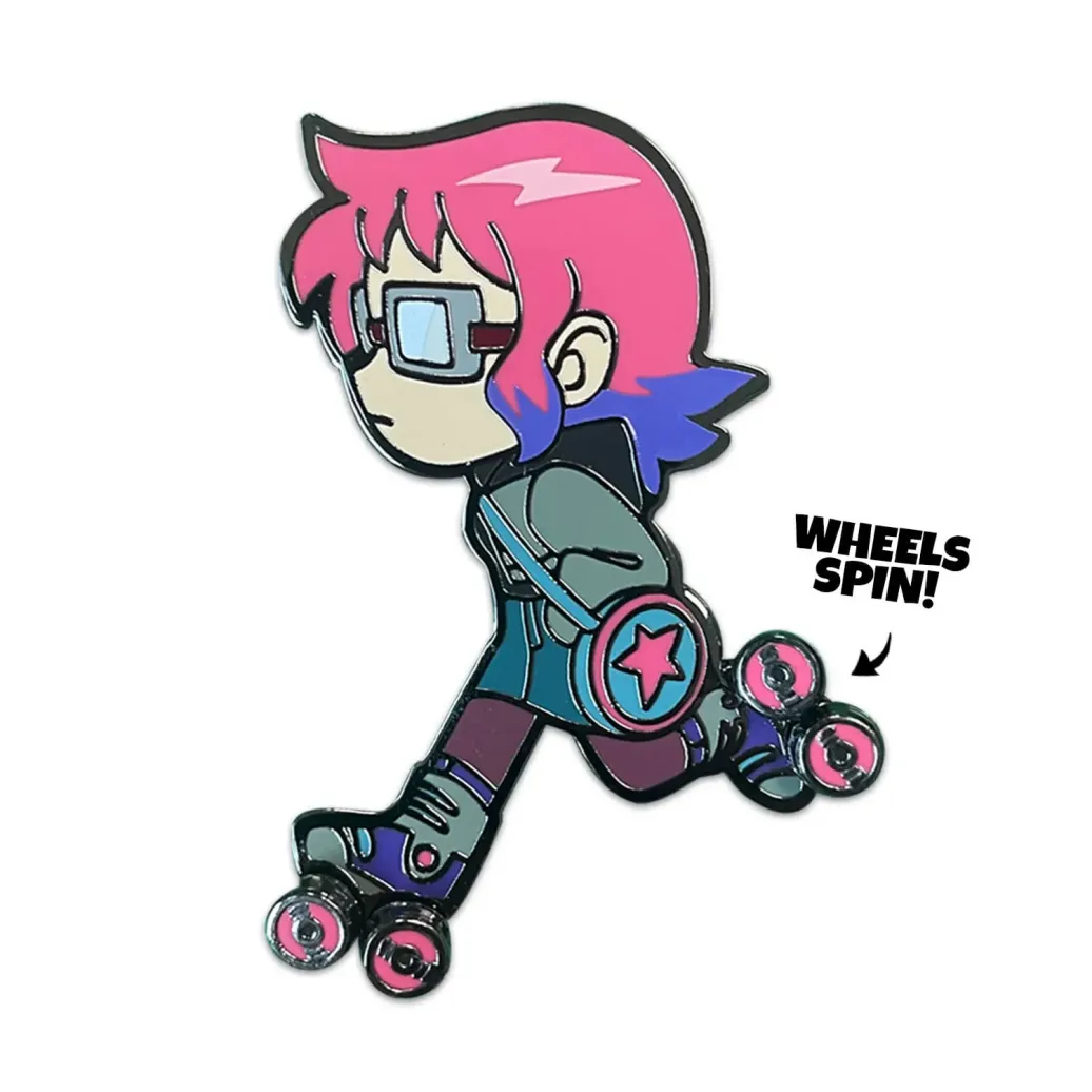Scott Pilgrim Ansteck-Pin Ramona Skating 5 cm 