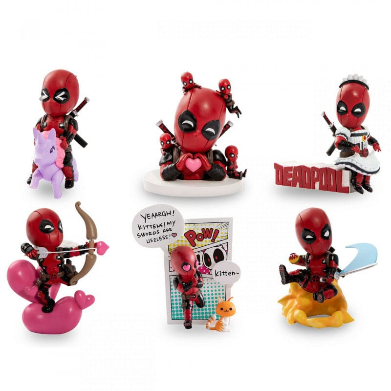 Marvel Hero Box Classic Series Minifiguren Deadpool 8 cm Display (6)