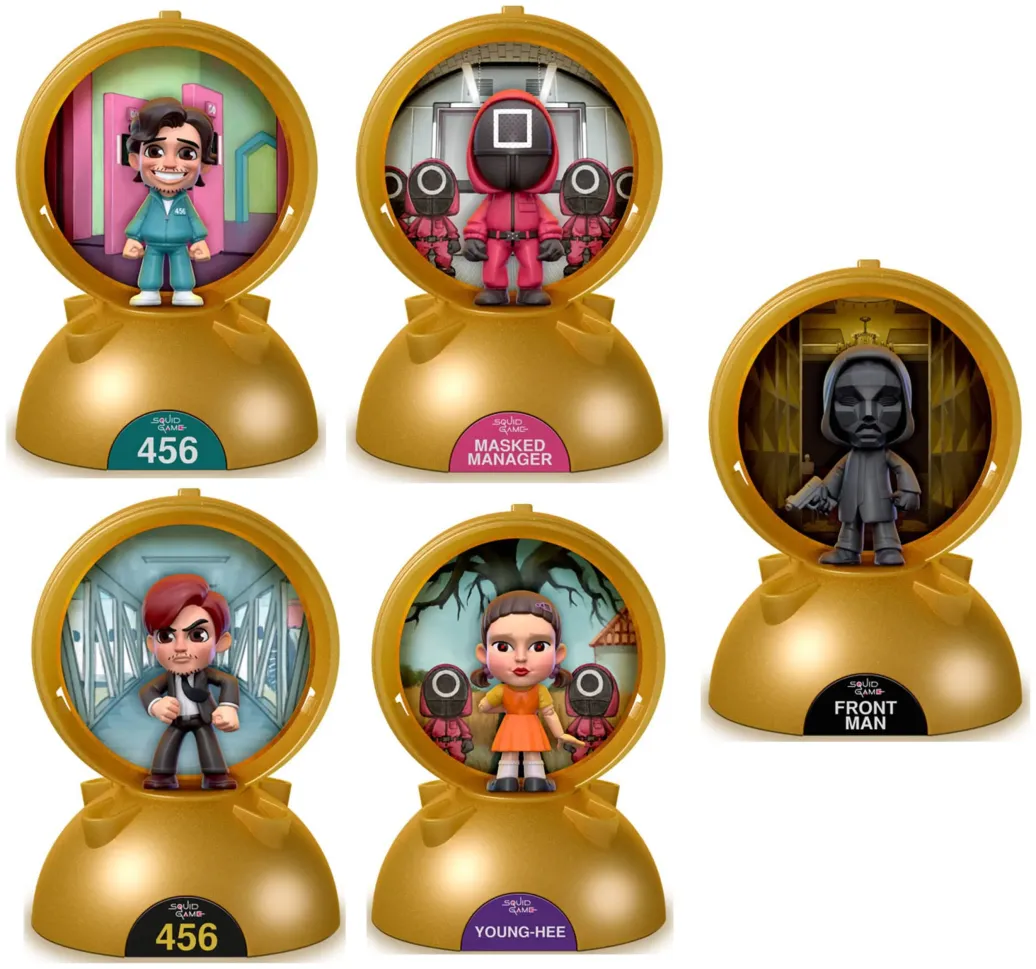 Squid Game Capsule Spardosen Sortiment (6)