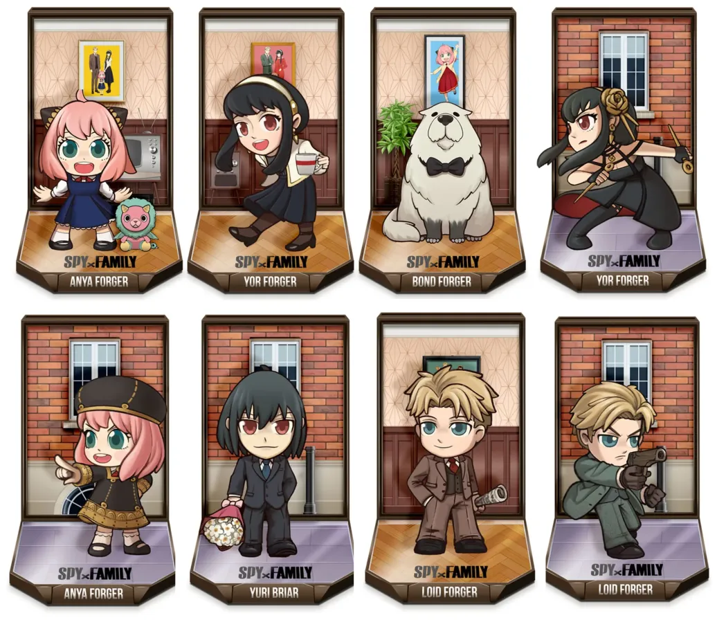 Spy x Family Secret Capsule Minifiguren 11 cm Display (12)