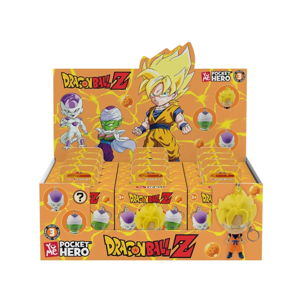 Dragon Ball Z Pocket Hero Schlüsselanhänger Series 1 Blind Box Display (12) 
