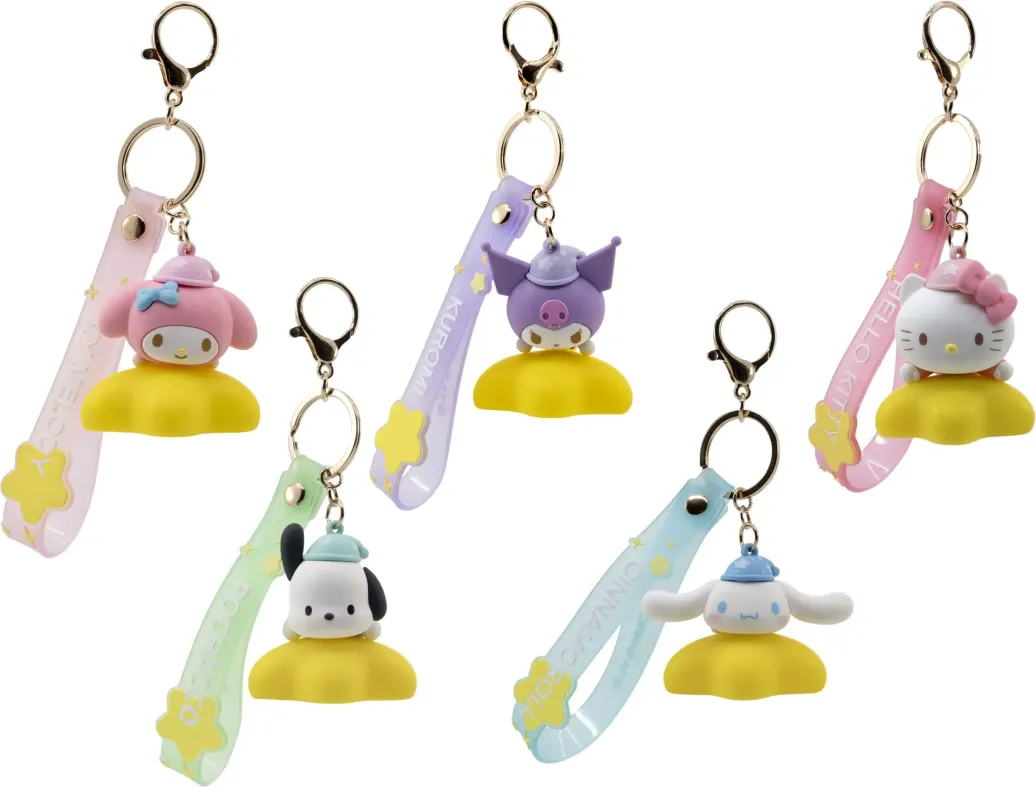 Sanrio Light-Up Star Series Schlüsselanhänger Hello Kitty and Friends Display (9)