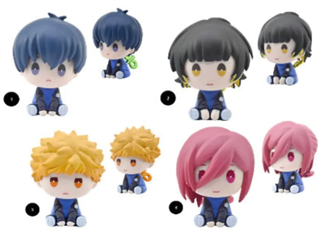 Blue Lock Petatto Clockwork PVC Figuren Vol. 1 4 cm Sortiment (12)