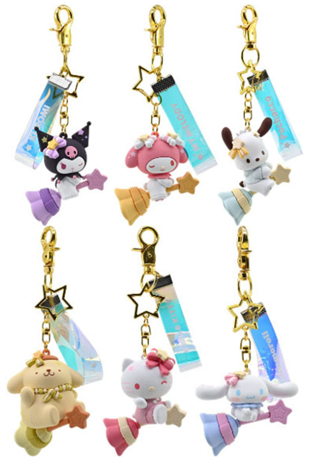 Sanrio Shooting Star Series Schlüsselanhänger Hello Kitty and Friends Display (12)