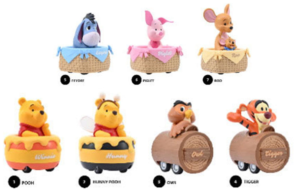 Disney Zoom Hero Rückzug-Fahrzeuge mit Figuren Winnie Puuh Display (12)