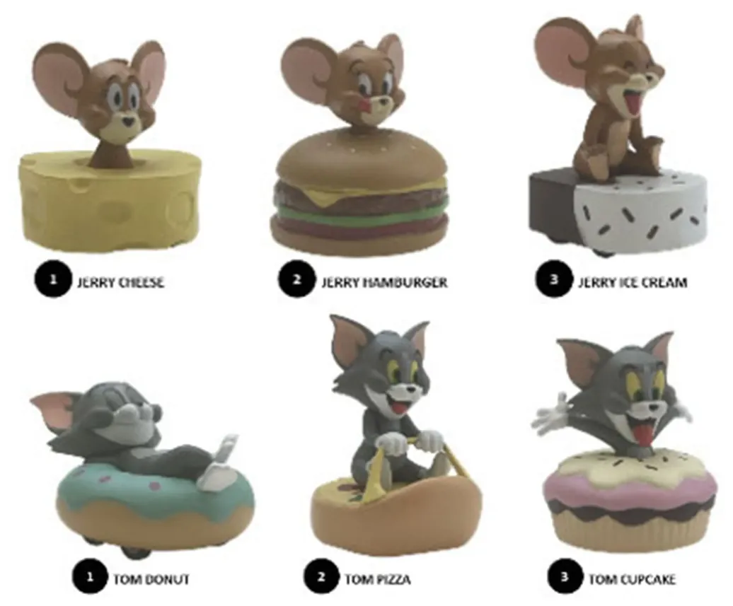 Tom & Jerry Zoom Hero Rückzug-Fahrzeuge mit Figuren Display (12)