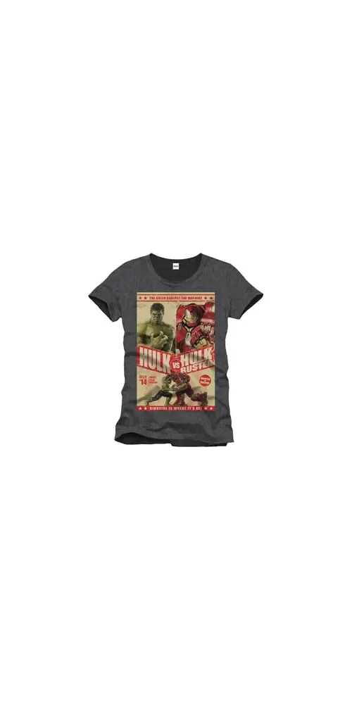 Avengers T-Shirt Hulk Vs Hulkbuster Größe L