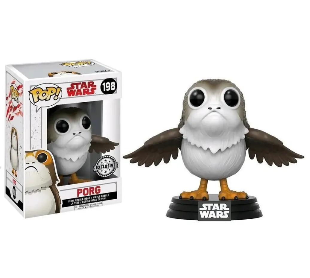 Star Wars VIII Porg POP! Open Wings Figur 9 cm