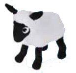 Der Kleine Prinz Plüschfigur Schaf 10 cm