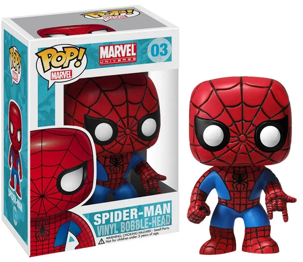 Marvel Comics POP! Vinyl Wackelkopf-Figur Spider-Man 10 cm