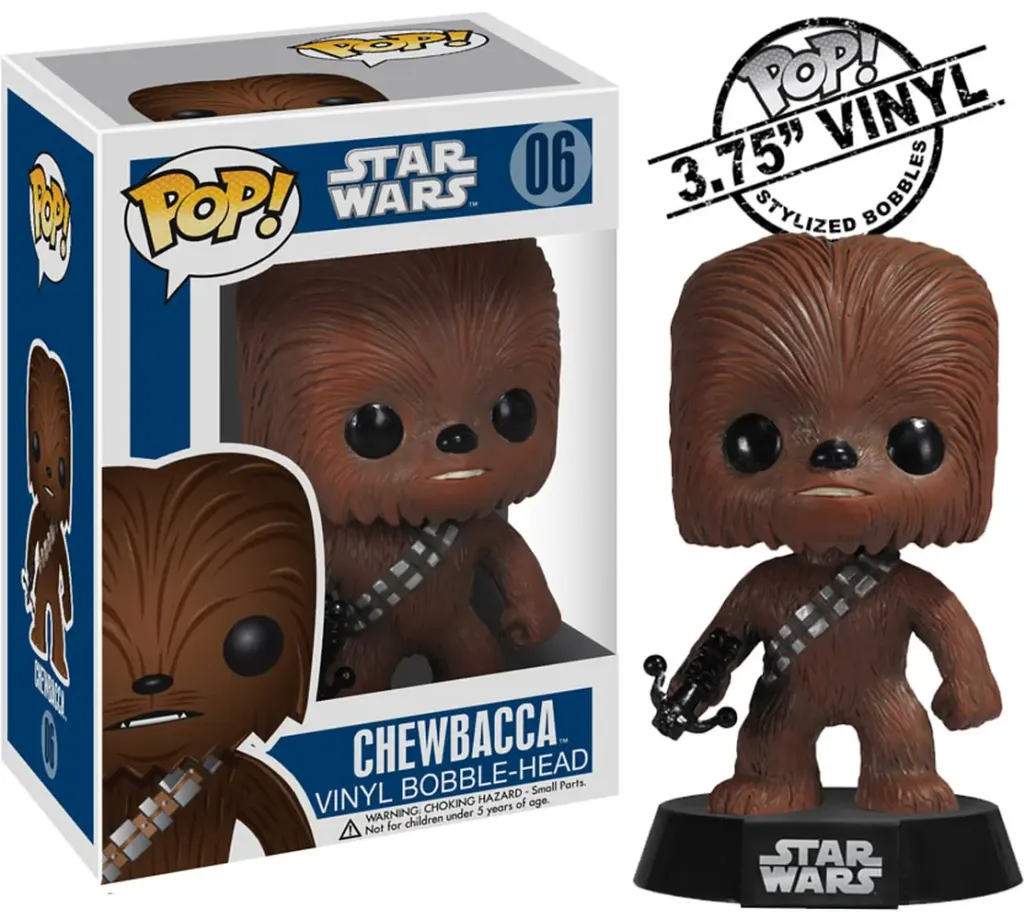 Star Wars POP! Vinyl Wackelkopf-Figur Chewbacca 10 cm
