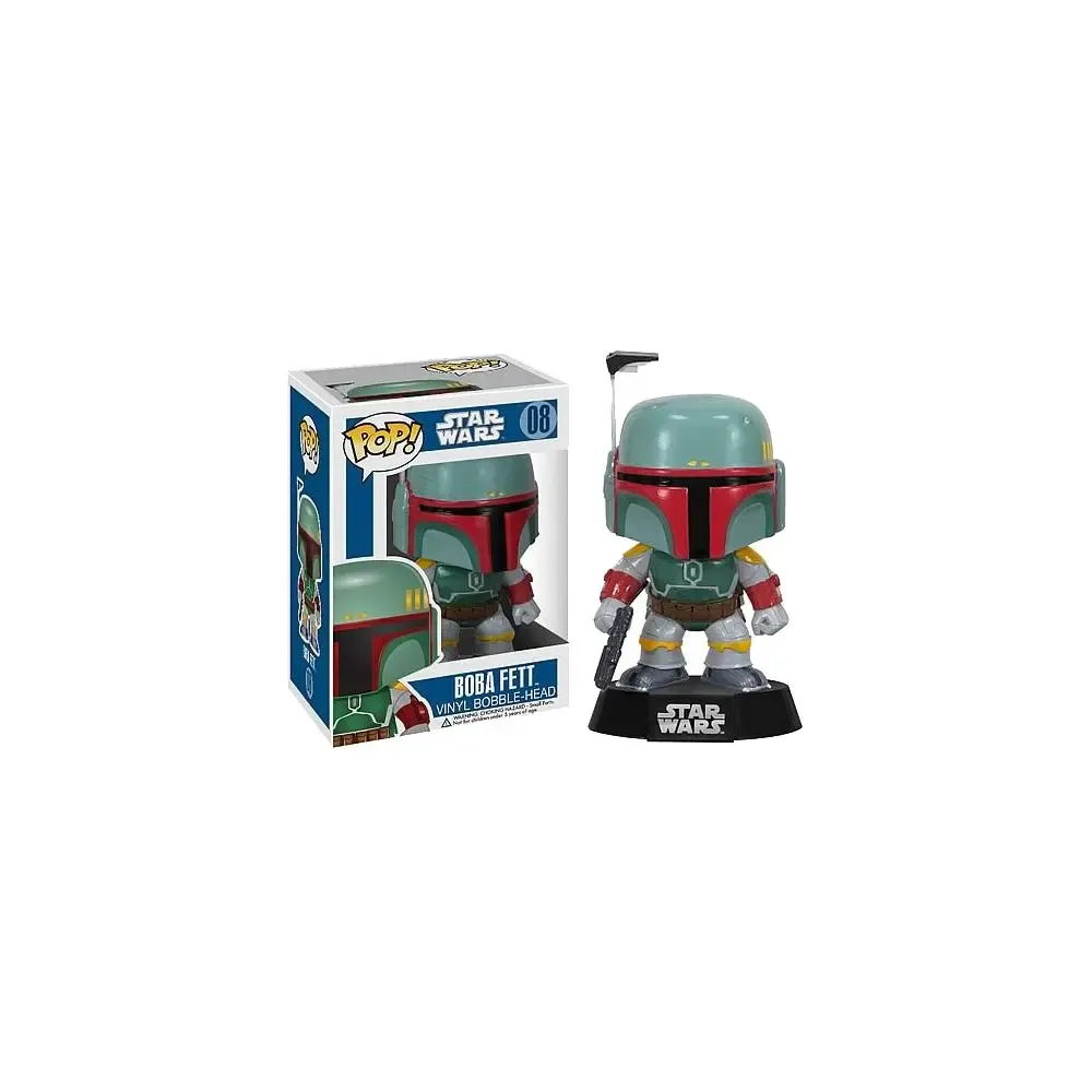 Star Wars POP! Vinyl Wackelkopf-Figur Boba Fett 10 cm