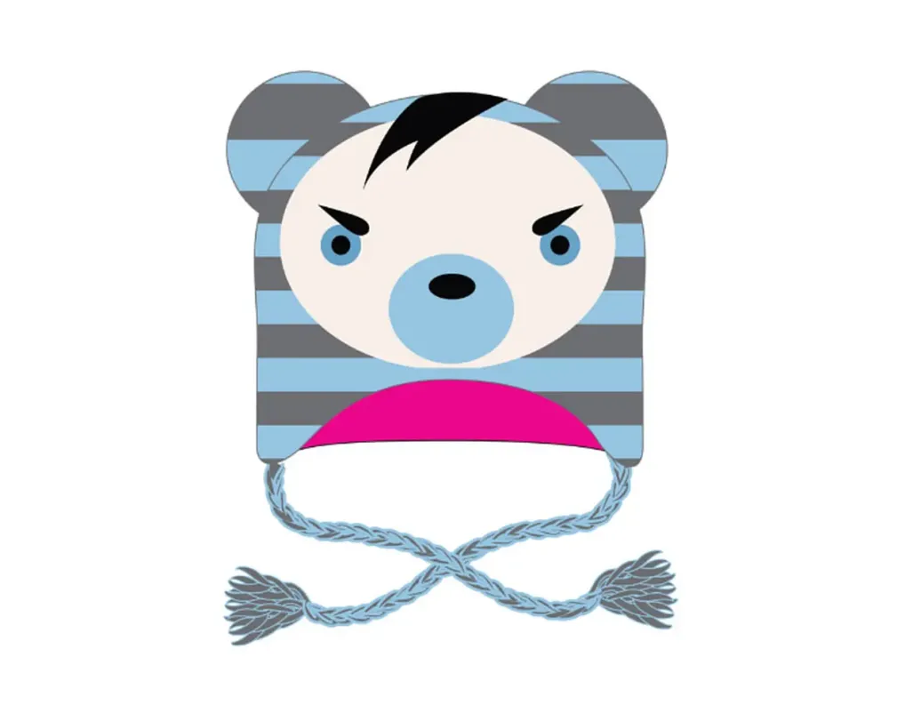 Freaks And Friends Skimütze Striped Bear