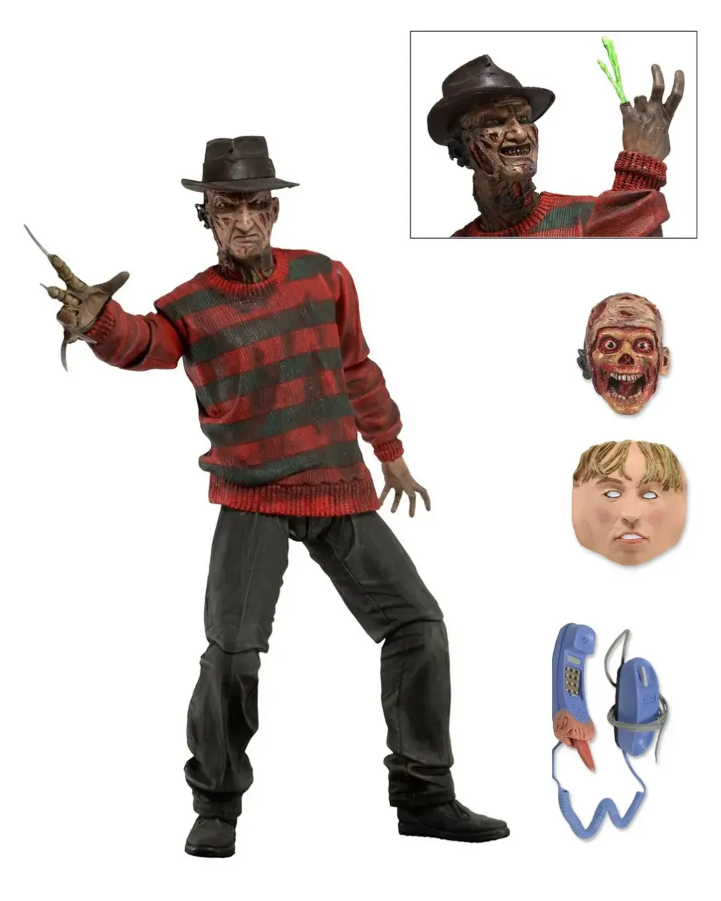 Nightmare On Elm Street Ultimate Freddy Krueger Actionfigur 18 cm