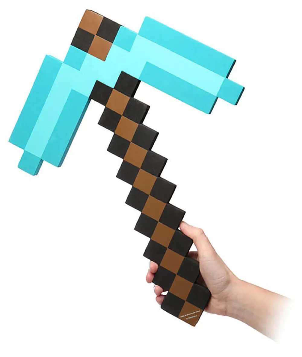 Minecraft Schaumstoff Pickaxe Diamond 52 cm