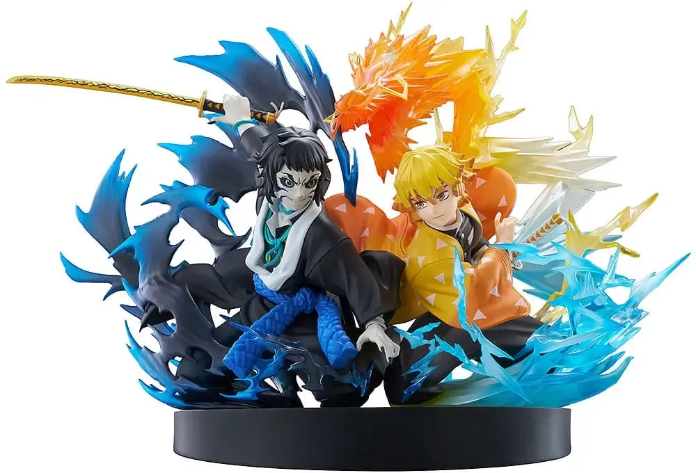 Demon Slayer: Kimetsu no Yaiba PVC Statue Zenitsu Agatsuma & Kaigaku 15 cm 
