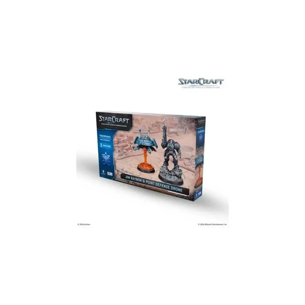 StarCraft TMG Helden Erweiterungs-Set Terran: Jim Raynor & Point Defense Drone