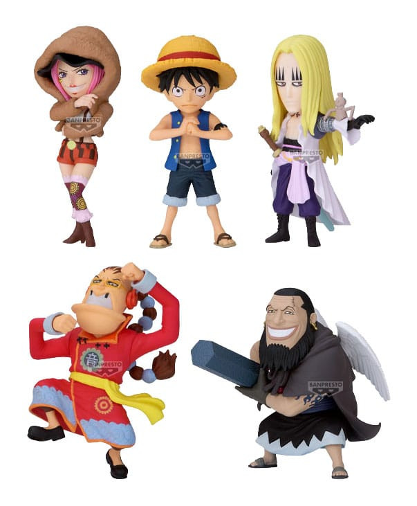 One Piece WCF Minifiguren 7 cm Sabaody Island The Worst Generation Display (12)