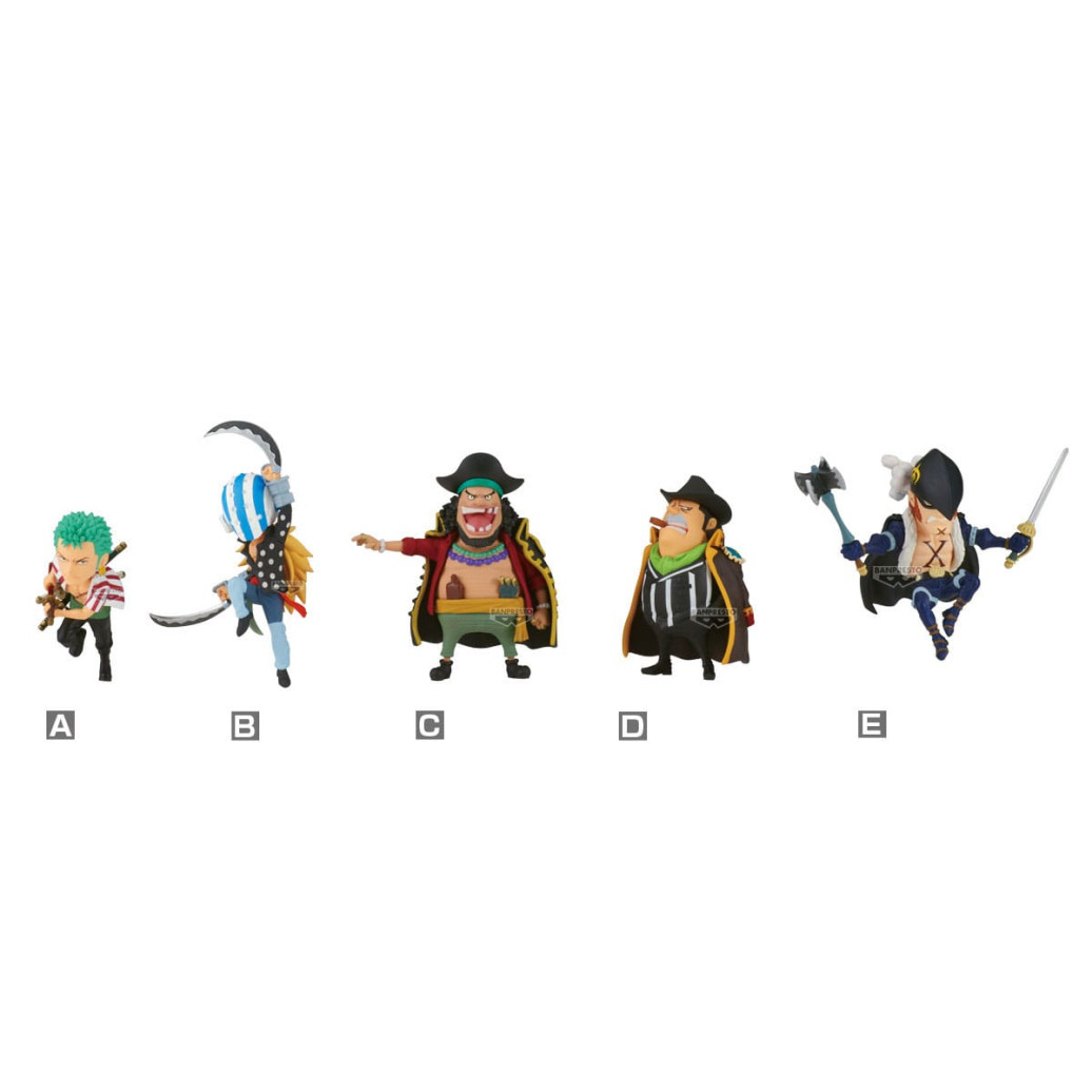 One Piece WCF Minifiguren 6 cm Sabaody Island The Worst Generation 2 Display (12)