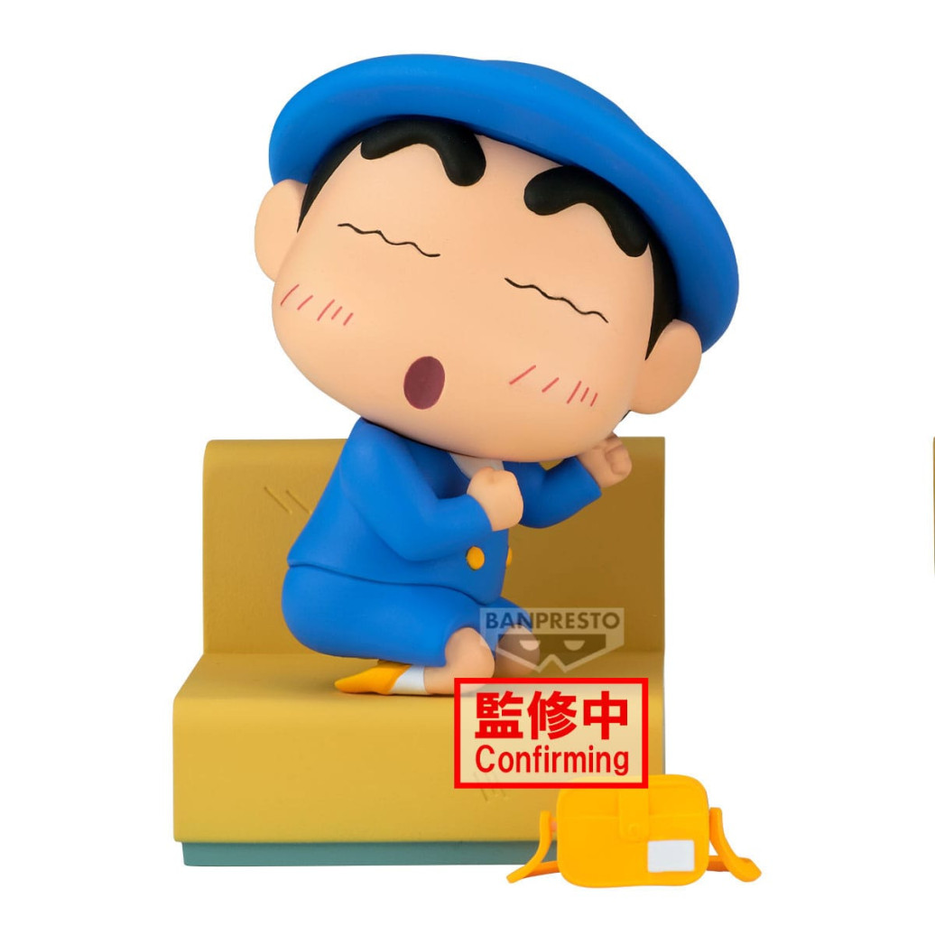 Crayon Shinchan PVC Statue Nakayoshi Memories Let's Go To Kindergarten With Nene-chan (A:Shinnosuke) 10 cm