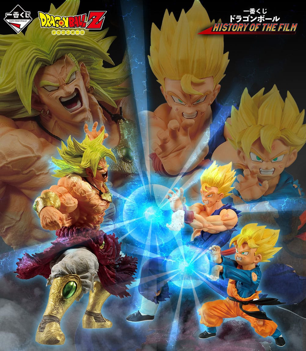 Dragon Ball Z Ichiban Kuji Gewinnspiel-Set History of the Film (81 Teile)