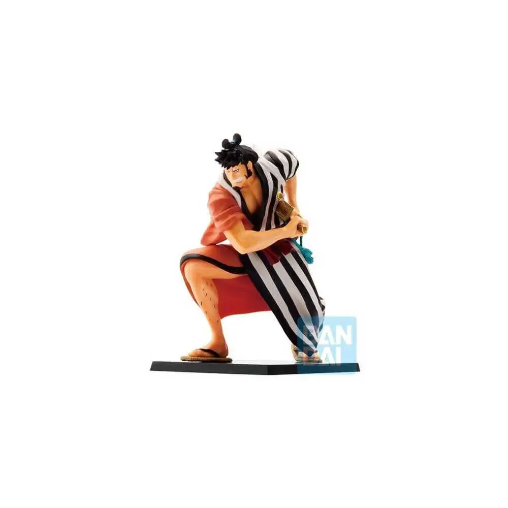 One Piece Ichibansho PVC Statue The Nine Red Scabbards is Here Kinemon 11 cm