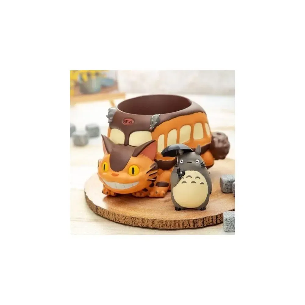 Mein Nachbar Totoro Diorama / Aufbewahrungsbox Catbus & Totoro