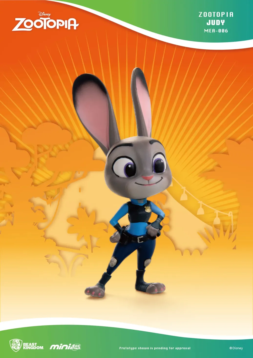 Zoomania Judy Mini Egg Attack Figur 9 cm