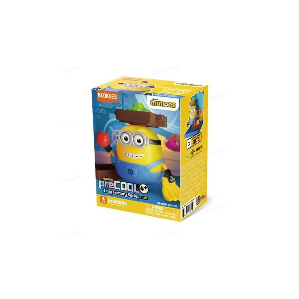 Minions Blokees PreCool Jelly Factory Series 1 Plastic Model Kit 02 Otto the Fruit handler