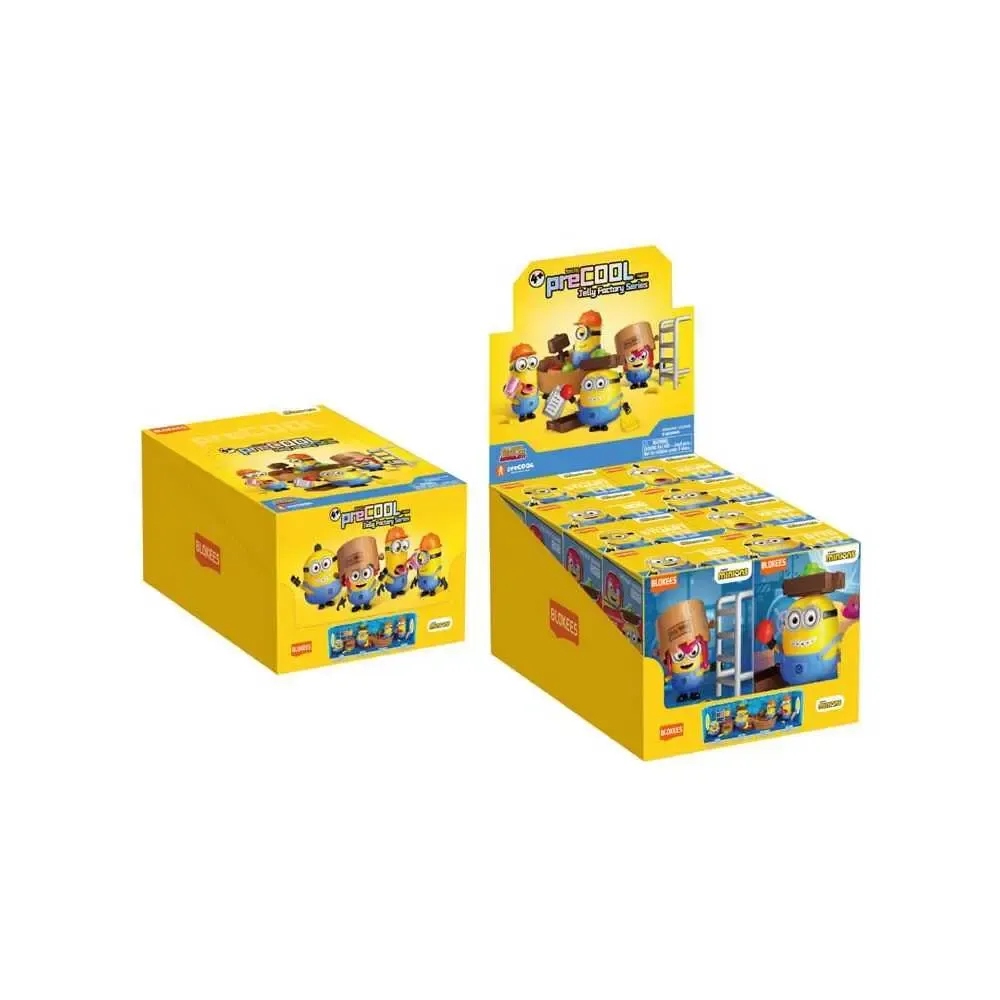 Minions Blokees PreCool Jelly Factory Series 1 Plastic Model Kits Sortiment (8)