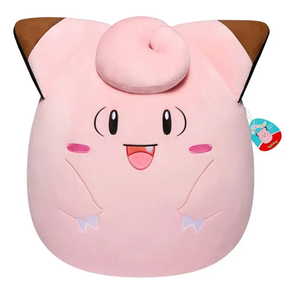 Pokemon: Squishmallows - Clefairy Jumbo 20 inch Plush