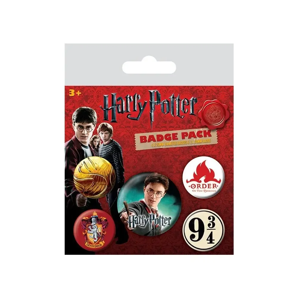 Harry Potter Ansteck-Buttons 5er-Pack Gryffindor 