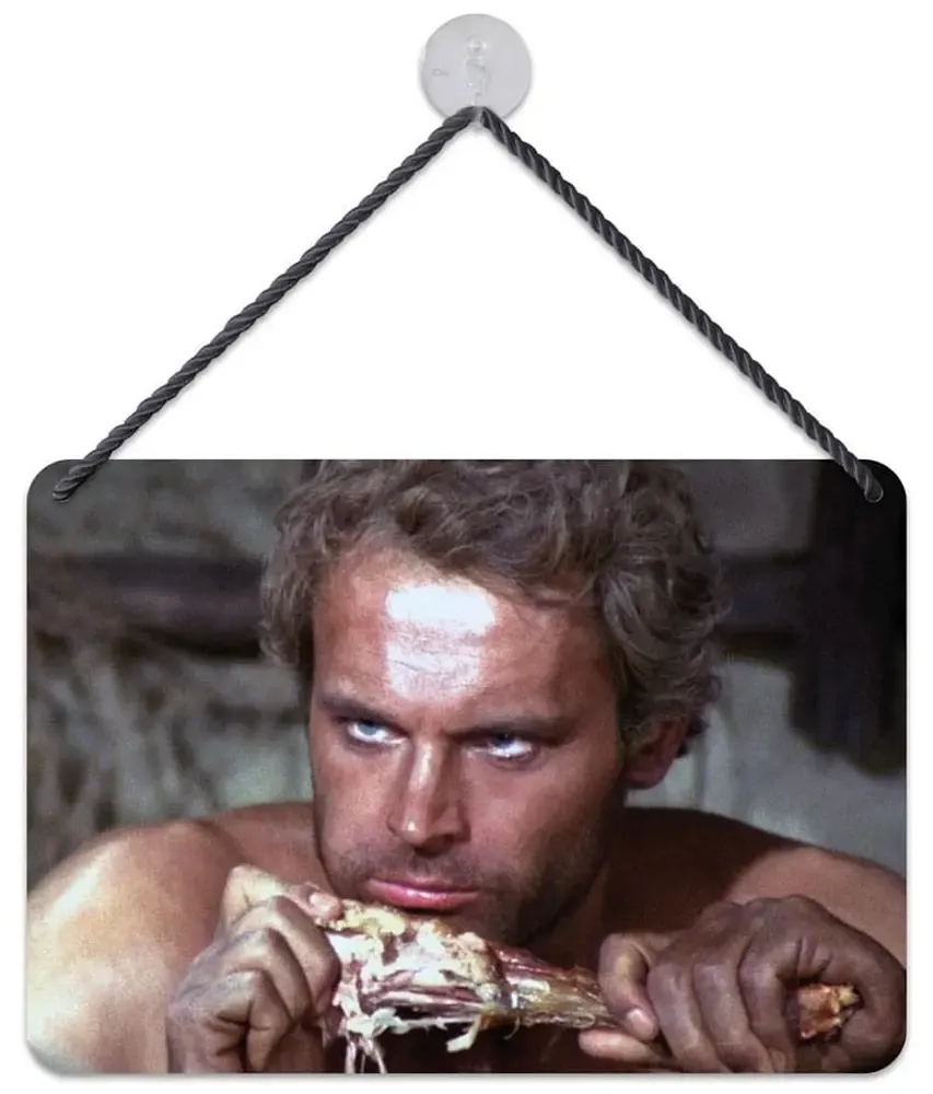 Terence Hill Blechschild Terence Hühnchen 16,5 x 11,5 cm