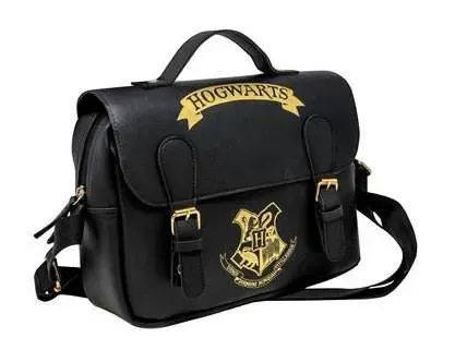 Harry Potter Hogwarts Isoliertasche Black & Gold (Satchel Style)