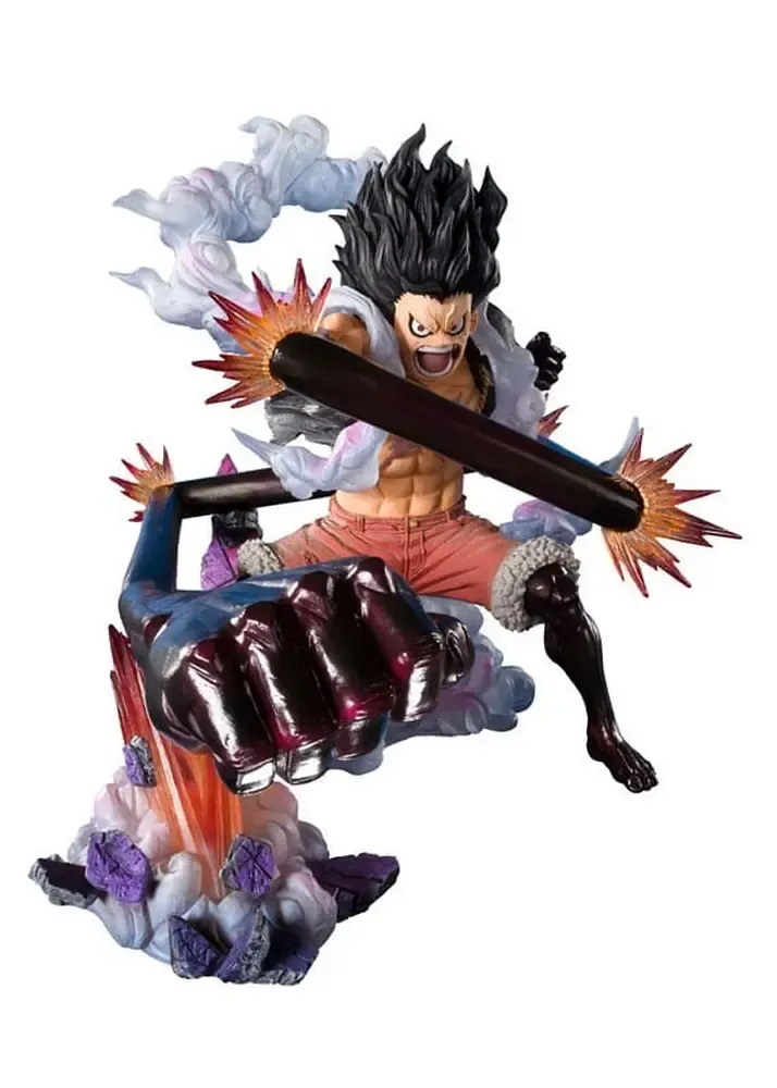 One Piece Figuarts ZERO Extra Battle PVC Statue Monkey D. Luffy Gear 4 Snake Man King Cobra 21 cm 