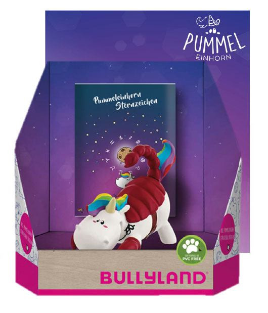 Pummeleinhorn Sternzeichen Figur Pummel als Skorpion Single Pack 6 cm