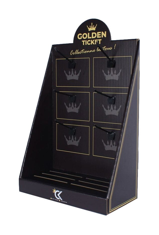 Golden Tickets Verkaufsdisplay / Thekendisplay