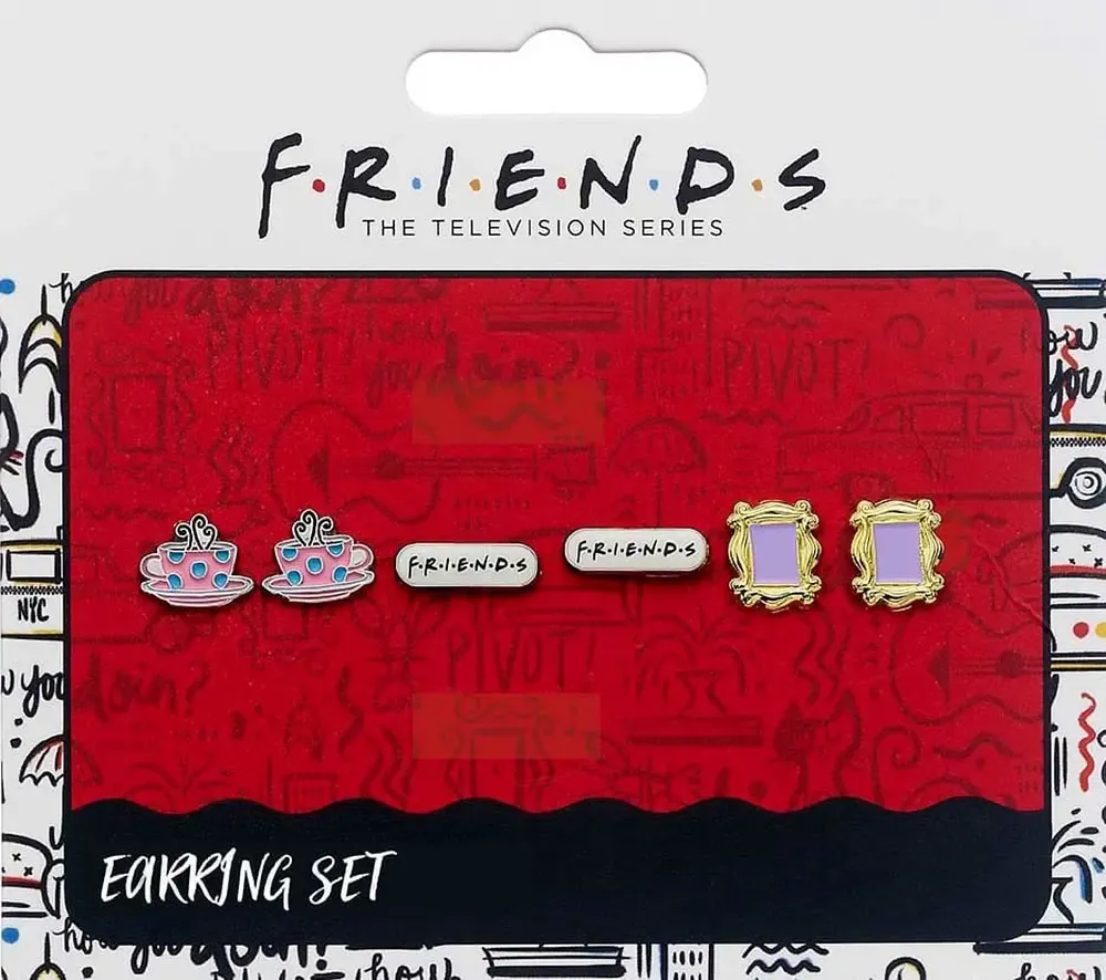 Friends Stud Ohrringe 3-er Pack (Versilbert)