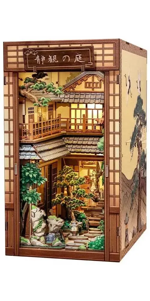 Book Nook Serene Courtyard 22 x 12 cm