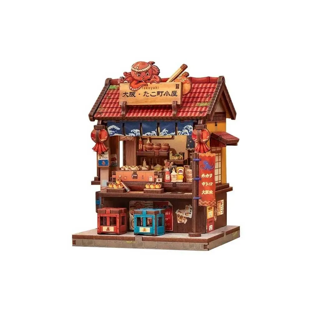 Miniature House Model Kit Osaka Takoyaki 12 x 9 cm