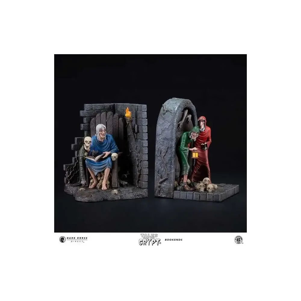 Geschichten aus der Gruft Buchstützen Crypt-Keeper, Vault-Keeper & The Old Witch 21 cm