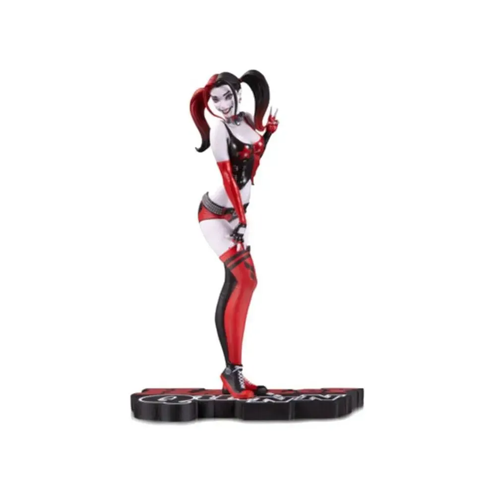 DC Comics Red, White & Black Statue Harley Quinn by Scott Campbell 18 cm