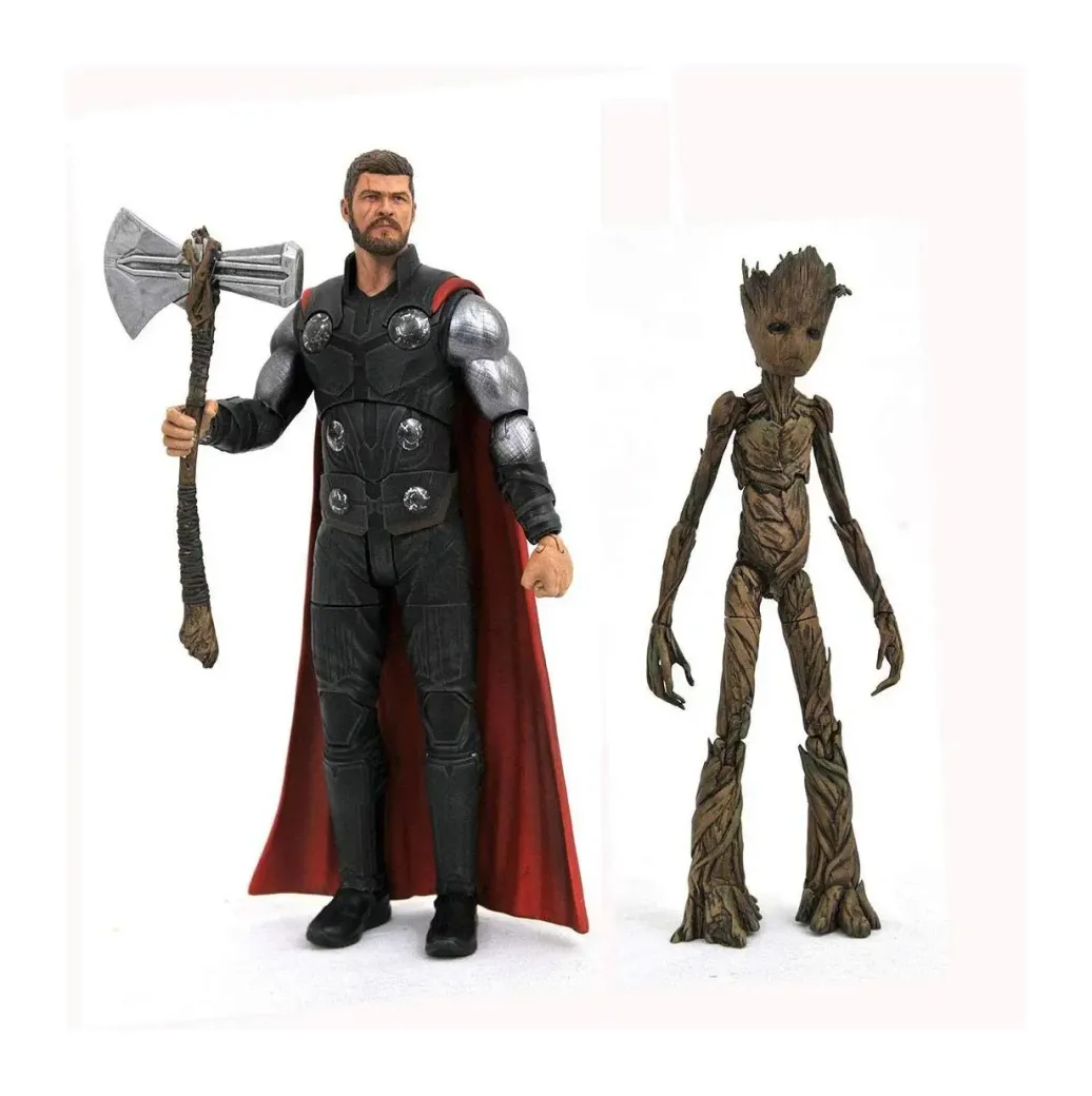 Avengers Infinity War Marvel Select Actionfiguren Thor & Groot 18 cm