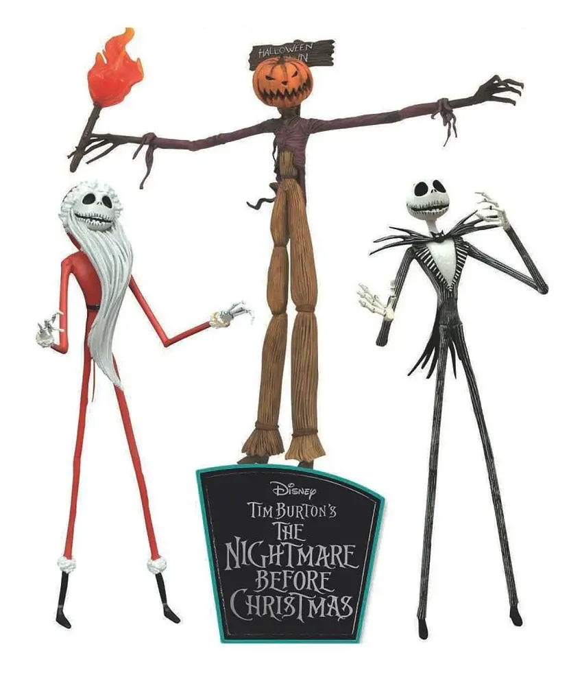 Nightmare before Christmas Actionfiguren 3er-Pack The Jobs of Jack Skellington 18 cm