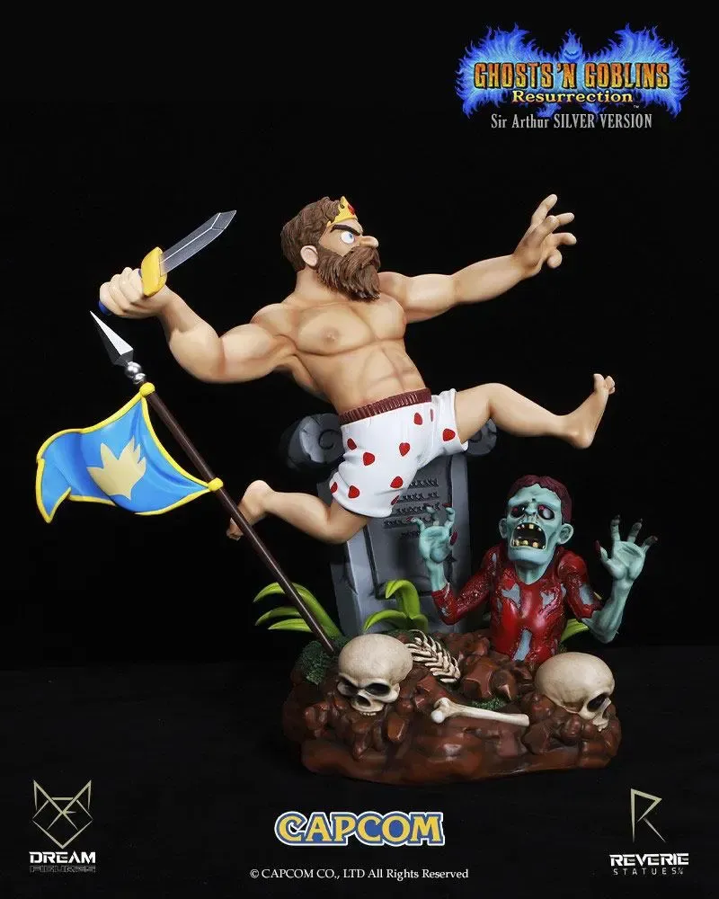 Ghosts 'n Goblins Resurrection Statue 1/6 Sir Arthur Underwear Version 44 cm