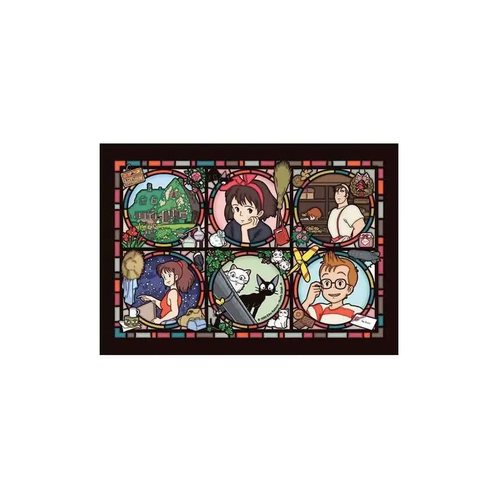 Kikis kleiner Lieferservice Puzzle Stained Glass Characters Gallery (208 Teile)